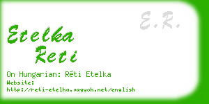 etelka reti business card